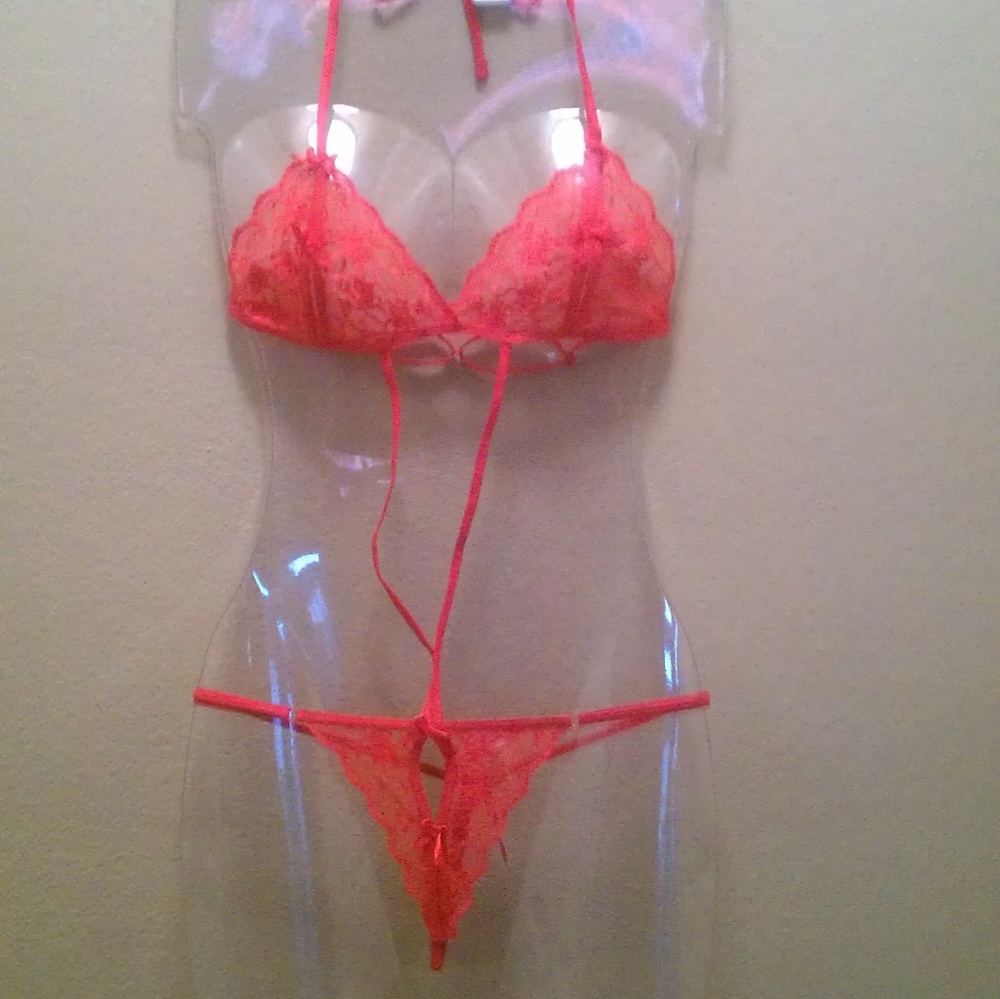 Sexy red lingerie by Baci